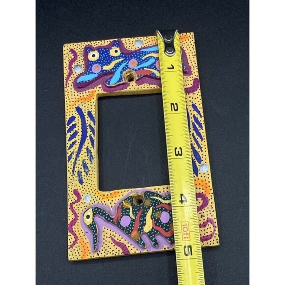 Pepe Santiago Alebrije Single Decora Switch Plate Cover Hand Painted Mexico - Picture 12 of 12